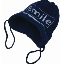 Gajraj Unisex Kids Self Design Beanie Cap image 5