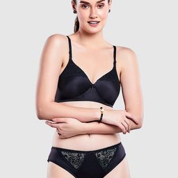 Lady Love Women Black Solid Lingerie Set LLSET9054-image-37