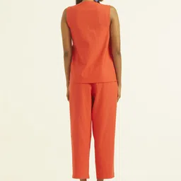 Dash and Dot Sleeveless Side Tie Top With Trouser image 2