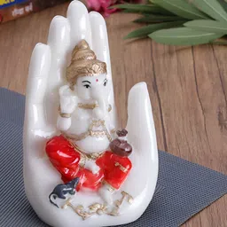 BECKON VENTURE Red & Gold Toned  Religious Idol Showpiece-picture-41