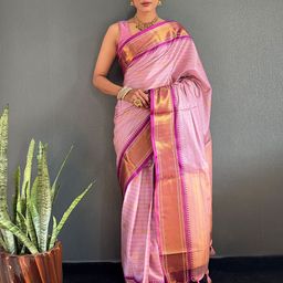 Mitera Woven Design Ready to Wear Saree-image-78