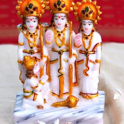 Gallery99 White Ram Darbar Handpainted Idol Showpiece-image-72