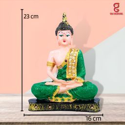 GW CREATIONS Green Figurine Showpiece-image-64