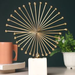 Decor de Maison Gold-Toned Spinfinity Medium Curio Showpiece-image-84