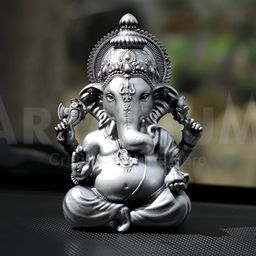 Artarium LLP Silver-Toned Religious Idol Showpiece-image-37