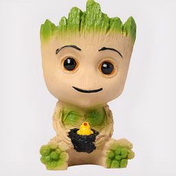 Vikarafty Brown & Green Baby Groot Figurine Showpiece-image-40