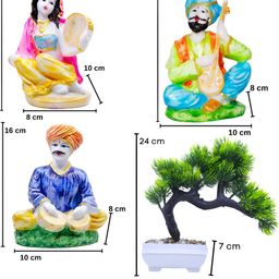 GW CREATIONS Multicoloured Figurine Showpiece-image-89