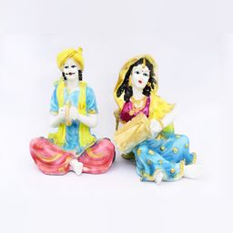 GW CREATIONS White & Blue Small Figurine Showpiece-image-17