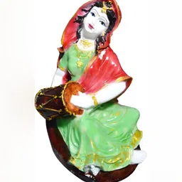 GW CREATIONS Red & Green Figurine Decorative Showpiece-picture-8