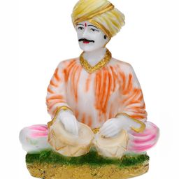 GW CREATIONS Orange Polyresin Figurine Showpiece-image-26