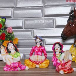 GW CREATIONS Multicoloured Figurine Showpiece-image-13