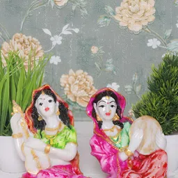 GW CREATIONS Pink & White 2 Pieces Textured Figurine Showpieces-image-70