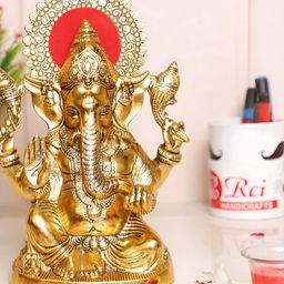 Kridaykraft Gold Toned Religious Idol Showpiece-image-106