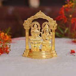 CraftVatika DAGDU Yellow Seth Ganesha Idol Murti Metal Showpiece-image-76