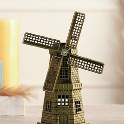 EXIM DECOR Metallic Miniature Wind Mill Showpiece-image-19
