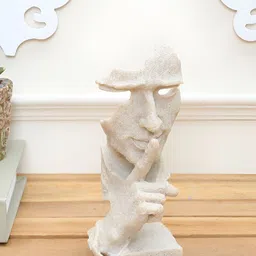 Aura White A Whisper To You Statue Figurine Showpiece-picture-32