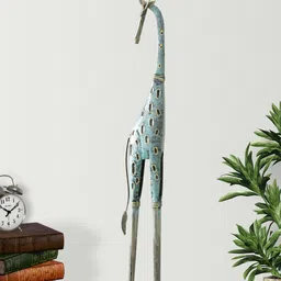 vedas Metallic-Toned Giraffe Showpiece-14