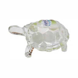 Navyaksh Transparent Crystal Tortoise Showpiece-image-66