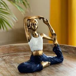 ExclusiveLane Yoga Lady Modern Figurine Decorative Showpiece-picture-42