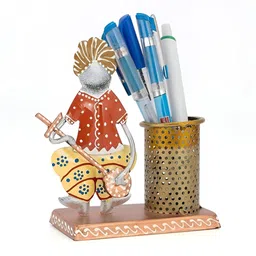 CraftVatika Brown & Red Curio Showpiece-18