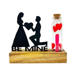 CraftVatika Black & Brown Small Figurine Couple Valentines Showpiece-image-64