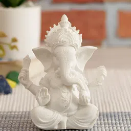 Aura White Religious Idol Showpiece-image-16