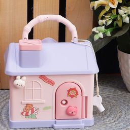 PASSION PETALS Kids Pink & Purple Home Piggy Bank Showpiece-33
