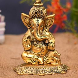 Fashion Bizz Gold-Toned Ganesha Idol Showpieces-image-22