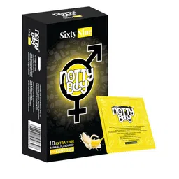 noTTy Boy Sixty Nine Banana Flavoured Condoms - 10 Pieces-50
