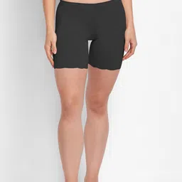 FashionRack Women Pack Of 3 Black Solid Boy-Shorts Brief-image-66