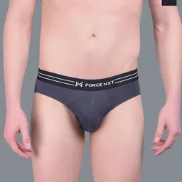 Force NXT Pack of 2 Cotton Ultrasoft Anti Microbial Basic Briefs MNFL-35P-P4-5-PO2-20