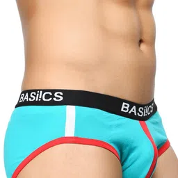 BASIICS by La Intimo Men Colourblocked Mid-Rise Anti Bacterial Basic Briefs image 4
