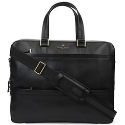 PERQUISITE Unisex Textured Leather Laptop Bag-55
