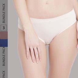 PrettyCat Women Pack Of 3 Bikini Briefs-image-80