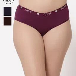 Floret Women Pack of 3 Assorted Bikini Briefs-picture-8