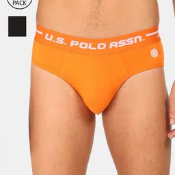 U.S. Polo Assn. Men Pack Of 2 Assorted Cotton Briefs-image-18