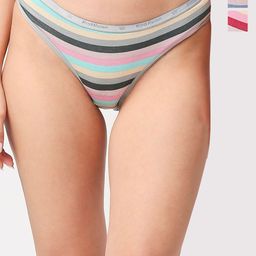 RedRose Pack Of 3 Striped Briefs-image-44