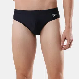 Speedo Men Brand Logo Printed Swim Briefs-image-91