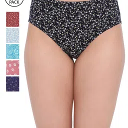 LYRA Women Pack Of 3 Assorted Pure Cotton Hipster Briefs-picture-6