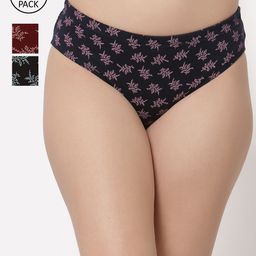 Floret Women Pack of 3 Assorted Briefs-image-11