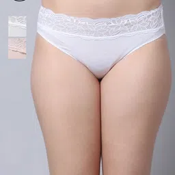 GRACIT Women Pack Of 3 Solid Seamless Lace Hipster Briefs-picture-32