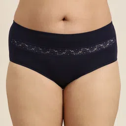 Sztori Plus Size Pack Of 2 Laced Hipster Briefs image 5