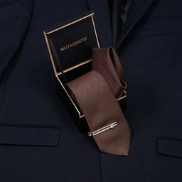 MUTAQINOTI Men Floral Silk Blend Necktie Accessory Gift Set-image-12