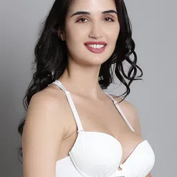 MAKCLAN Medium Coverage Lightly Padded Push-Up Bra With All Day Comfort & Anti Odour image 3