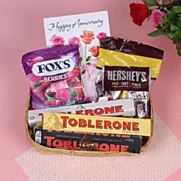 Happy Anniversary Chocolate Goodies Box-image-97