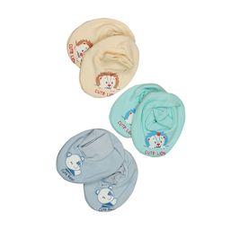 Bodycare Infants Kids Pack Of 3 Assorted Cotton Booties-44