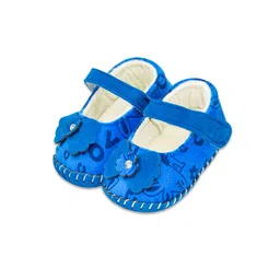 BAESD Infant Girls Printed Embellished Detail Cotton Booties-image-15