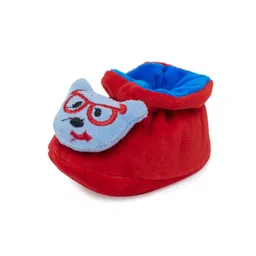 CHiU Infants Self-Design Velvet Panda Booties-23