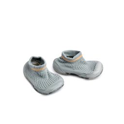 Baby Moo Infants Grey Textured Cotton Booties-52