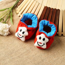 CHiU Infants Star-Applique Cotton Booties-15